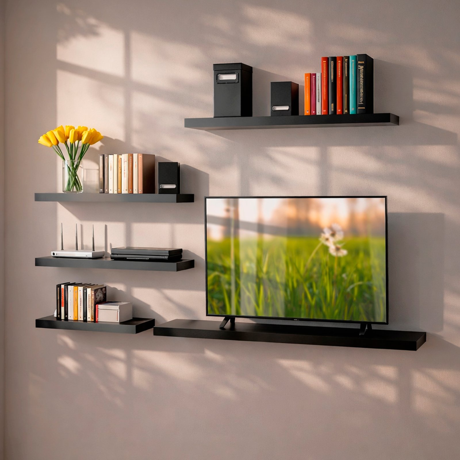 Repisa Flotante Wengue