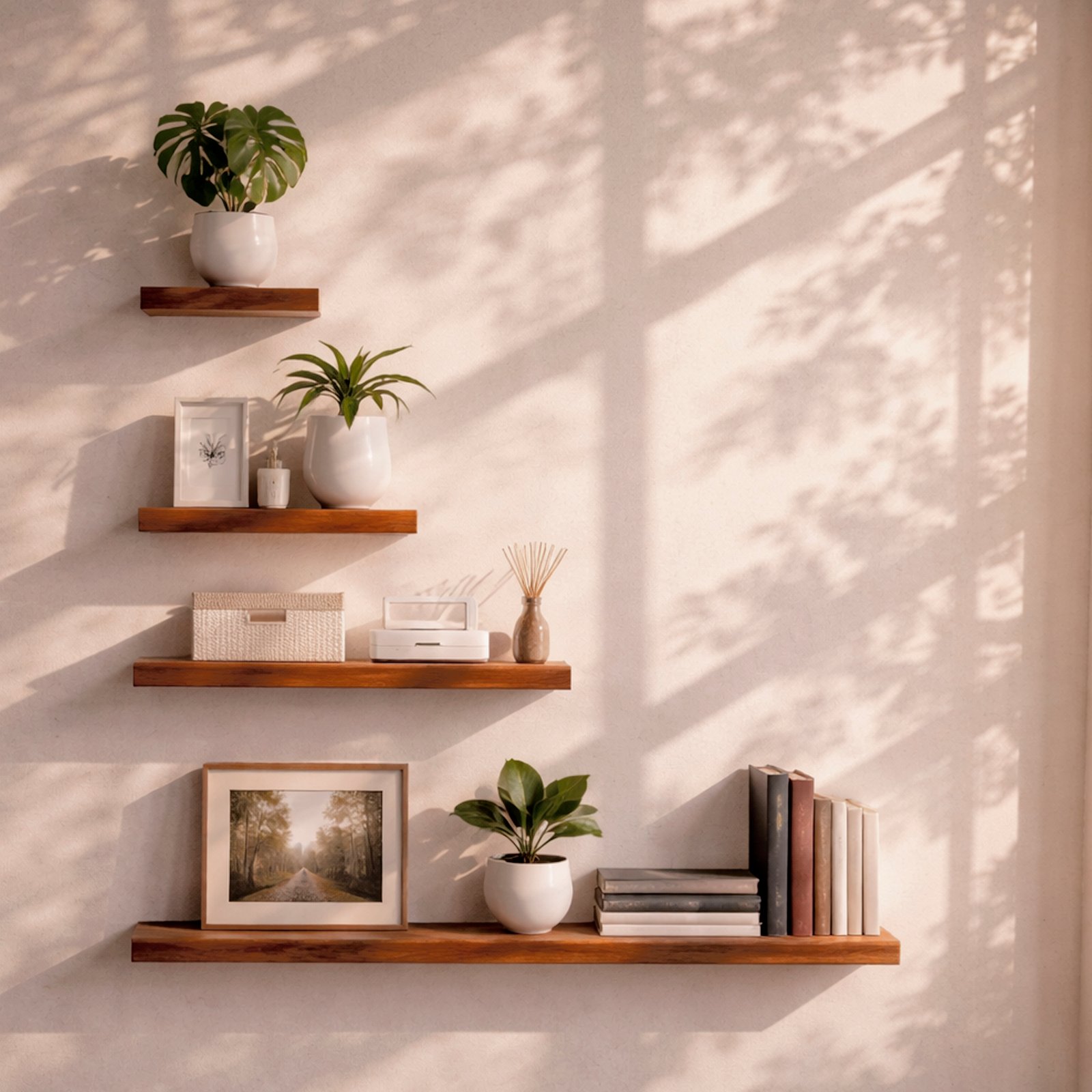 Repisa Flotante Caramelo